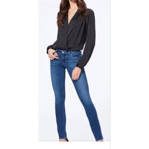 Womens PAIGE Blue Slim Straight Jeans Waist 32